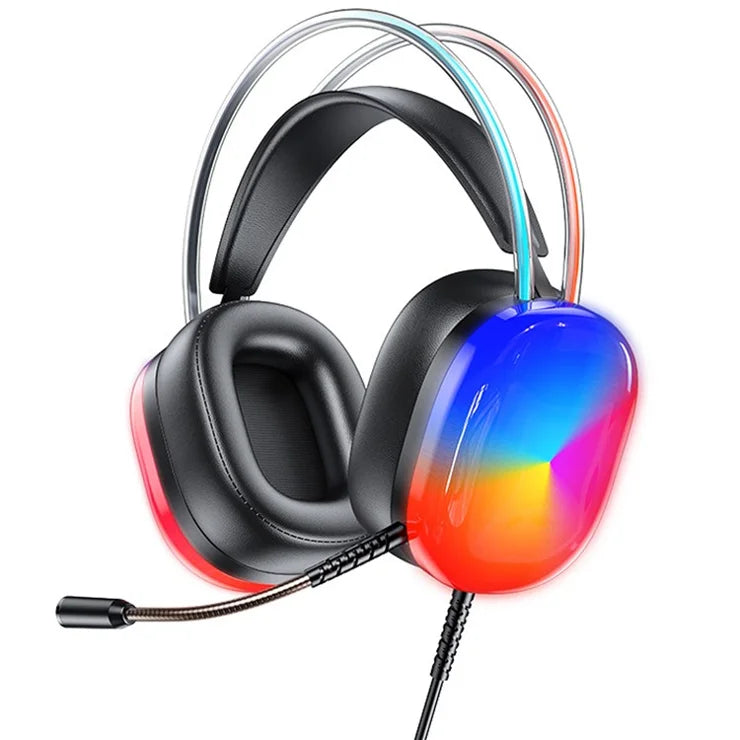 AWEI GM-11pro Colorful Light Gaming Headset – Black AWEI GM-11pro Colorful Light Gaming Headset – Black